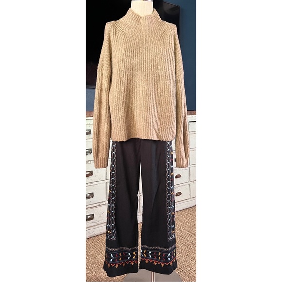 Anthropologie Mock Neck Pullover Sweater L - Picture 12 of 14